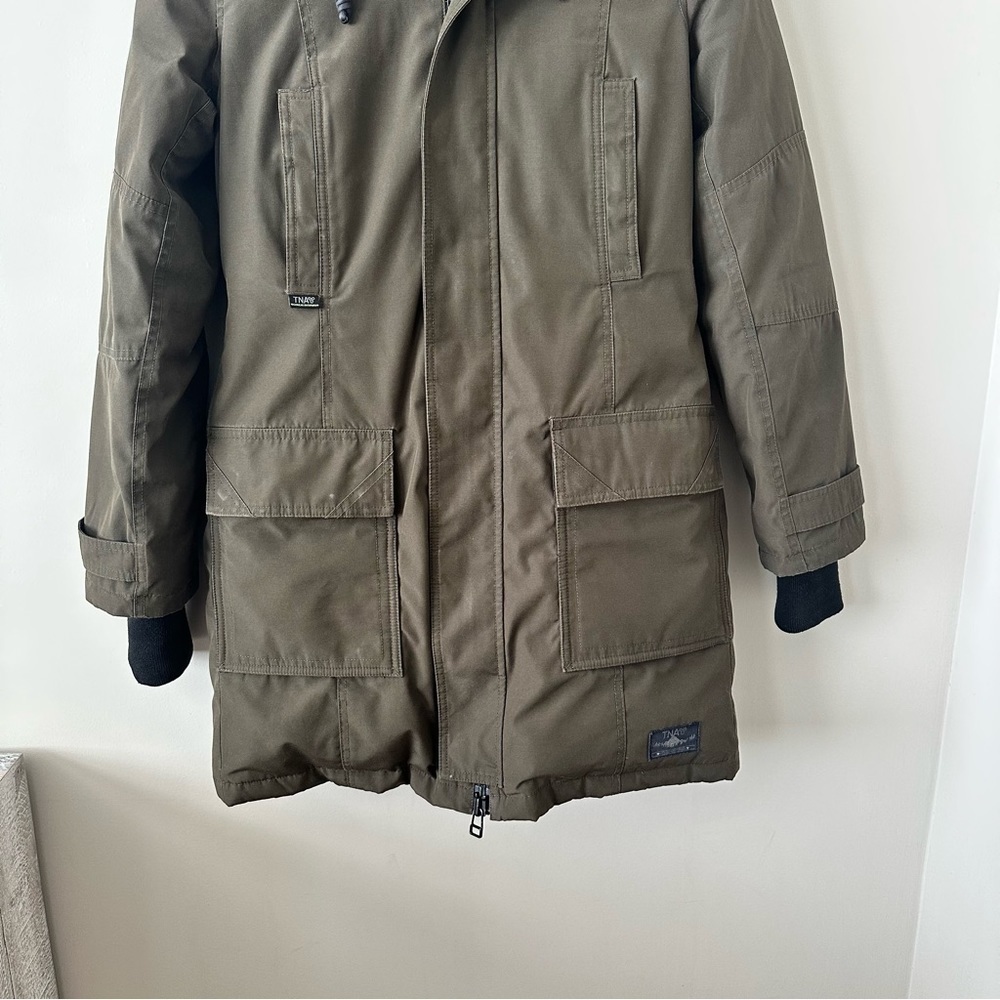 Aritzia-TNA Bancroft Parka In Dark Olive (Size: Medium) - Picture 10 of 15